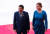 두테르테 대통령과 그의 딸인 사라 두테르테 카피오.[AFP=연합뉴스]  