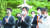유승민 국민의힘 대선 예비후보(앞줄 가운데)가 10일 전북 익산 원불교 중앙총부를 방문하고 있다. [연합뉴스]