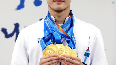 5관왕 황선우 ‘전국체전 MVP’