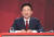 원희룡 국민의힘 대선 예비후보가 18일 부산 수영구 부산 MBC 사옥에서 토론을 하고 있다. 공동사진취재단
