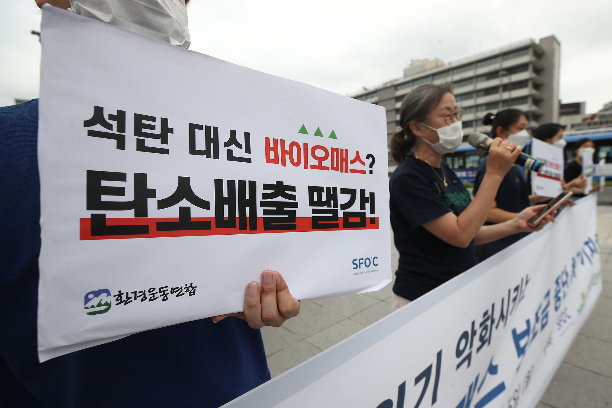 "'재생에너지' 권장 바이오매스, 오히려 탄소중립 막아" 손 잡은 한·일 환경단체