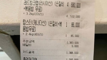 "138만원짜리 배달했어요" 배달기사 벌벌 떨게 한 음식 정체