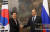 정의용 외교부 장관과 세르게이 라브로프 러시아 외무장관은 27일 모스크바에서 한러 외교장관 회담을 개최했다. 두 장관의 대면 회담이 이뤄진 건 지난 3월 이후 약 7개월 만이다. [AP=연합뉴스]