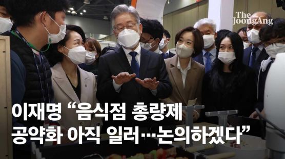 "헛소리 총량제" 욕먹는 이재명 '식당총량제'…캠프도 곤혹