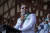 아비 아머드 에티오피아 총리가 지난 6월 16일 선거 유세에서 연설하고 있다. AP=연합뉴스