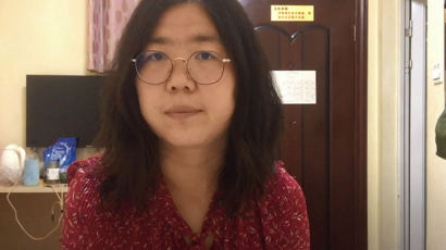 우한 폭로뒤 구금된 中기자, 체중 40㎏…"삶 마감할 위기"