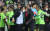 6일 전주월드컵경기장에서 열린 K리그1 경기에서 전북 일류첸코가 결승골을 넣자 김상식 감독이 기뻐하고 있다. [연합뉴스]