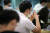 지난해 6월 서울 마포구의 한 고등학교에서 치러진 6월 모의평가에서 고3 학생들이 시험을 준비하고 있다. 뉴스1
