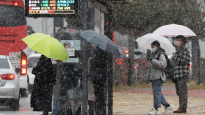 작년보다 한 달 빨리 온 서울 첫눈…전국 대부분 추위 속 눈·비