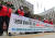 MBI피해자연합회 관계자들이 지난 4월 서울 서대문구 경찰청 앞에서 MBI 다단계 금융사기 사건의 경찰청 통합수사를 촉구하는 기자회견을 열고 있다. 연합뉴스