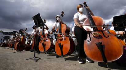 [이 시각] 1만2000명의 합주, 베네수엘라 청소년 세계 최대 오케스트라 도전 