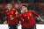 월드컵 유럽예선 스웨덴전에서 결승골을 뽑아낸 스페인 모라타(오른쪽). [AP=연합뉴스]
