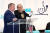 토마스 바이케르트 국제탁구연맹 회장이 부산을 개최지로 발표하는 장면. [사진 대한탁구협회]