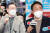 26일 목포 동부시장을 찾은 이재명 더불어민주당 후보(왼쪽)와 25일 서울대학교에서 청년들과 만난 윤석열 국민의힘 후보(오른쪽). 두 사람 모두 중간색(회색·갈색) 계열 니트를 흰색 셔츠 위에 입었다. 뉴스1