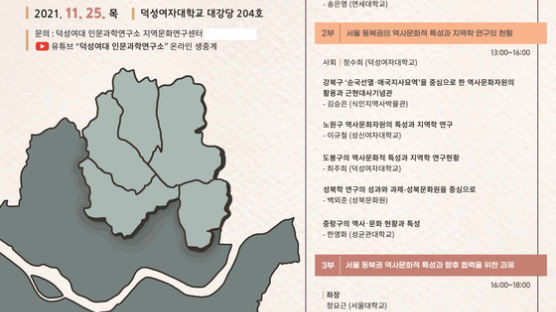 덕성여대-동북 5구 공동 학술대회 개최