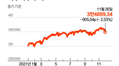 [View & Review] 오미크론 공포에 미국 증시 급락, 국내 증시도 얼어붙나