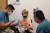 지난 17일 주한미군 평택 캠프 험프리스 코로나19 백신 접종센터에서 7세 어린이가 화이자 백신을 맞고 있다. 연합뉴스  