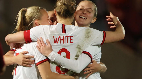'해트트릭만 4명' 잉글랜드 여자축구, 라트비아 20-0 대파