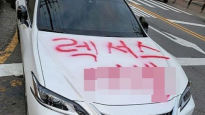 “렉서스 X발” 불법주차 일본차 빨간 페인트 테러에 네티즌 갑론을박