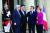 지난 2019년 앙겔라 메르켈 독일 총리(오른쪽부터), 시진핑 중국 국가주석, 에마뉘엘 마크롱 프랑스 대통령 등이 프랑스 파리 엘리제궁 앞에서 만난 모습. [로이터=연합뉴스]