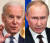 조 바이든 미국 대통령(왼쪽)과 블라디미르 푸틴 러시아 대통령. 연합뉴스