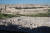 이스라엘 예루살렘의 올리브 산에서 내려다 본 구시가지. 저 멀리 예루살렘 성전이 보인다. 