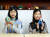 윤수연(왼쪽)·김민아 학생기자가 3D 펜으로 각각 아보카도 인형과 에펠탑 미니어처를 만들어봤다. 