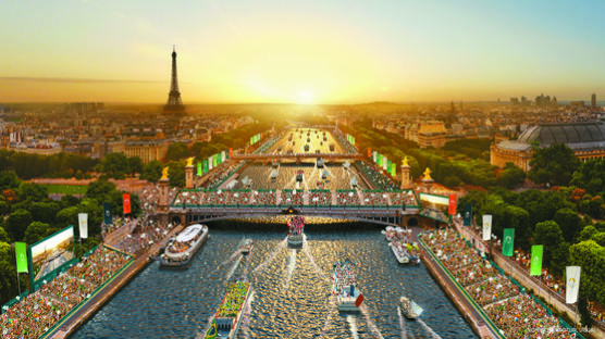 [사진] 센강에서 열릴 파리 올림픽 개회식