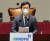 송영길 더불어민주당 대표가 6일 오후 서울 여의도 국회에서 열린 정책의원총회에서 모두발언 하고 있다. 임현동 기자