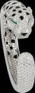까르띠에의 팬더 팔찌. 총 744개의 다이아몬드와 플래티늄, 에메랄드, 오닉스로 만들었다. 사진 까르띠에