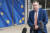 영국의 브렉시트 수석 대표인 데이비드 프로스트 내각부 장관이 지난 11월 유럽연합(EU) 본부가 있는 벨기에 브뤼셀에서 기자회견을 하고 있다. [AP=연합뉴스]