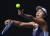 2020년 1월 21일 호주 오픈에서 열린 테니스 경기에 참가한 펑솨이의 모습. 2일 여자프로테니스협회는 펑솨이의 신변 안전 의혹이 해소되지 않았다며 중국 사업에서 철수하겠다고 밝혔다. [AP=연합뉴스]