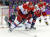 2014년 소치올림픽 러시아와 미국의 경기. NHL은 2022 베이징올림픽 불참을 결정했다. [AP=연합뉴스]