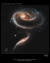 허블우주망원경이 찍은 '우주 장미' Arp 273으로 알려진 2개의 상호작용하는 은하들이 우주장미의 줄기와 꽃잎 모양을 하고 있다. 지구에서 3억5000만년 떨어져 있으며, 안도로메다 자리에 위치하고 있다. [사진 NASA]
