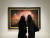북서울미술관 '빛:영국 테이트미술관 특별전'에 관람객들이 존 마틴의 작품을 보고 있다. [사진 이은주]