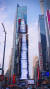미국 뉴욕의 ‘원 타임스 스퀘어' 건물 외벽에 설치된 공공 예술 작품인 ‘워터폴-NYC(2021)'. [사진 삼성전자]