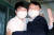 윤석열 국민의힘 대선후보(오른쪽)와 이준석 대표가 지난 3일 울산 울주군의 한 식당에서 만찬 회동 후 포옹하고 있다. 연합뉴스 