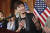 2019년 미국 의회에서 홍콩 가수 데니스 호가 홍콩 인권 문제에 대해 발언하고 있다. [AP=연합뉴스]