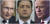 왼쪽부터 블라디미르 푸틴 러시아 대통령, 볼로디미르 젤렌스키 우크라이나 대통령, 조 바이든 미국 대통령. 연합뉴스