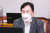 윤석열 국민의힘 대선 후보의 핵심 측근인 윤한홍 의원. 임현동 기자