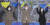 더불어민주당 이재명 대선 후보가 7일 오후 서울 용산구 백범김구기념관에서 열린 서울시 선대위 출범식에서 약속매듭 퍼포먼스를 하고 있다. 연합뉴스