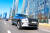 현대자동차의 프리미엄 브랜드 제네시스가 판매중인 제네시스 GV80 주행 모습. [사진 현대자동차]