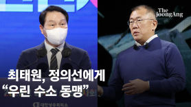 최태원, 정의선에게 “화이팅” 외친 이유…“우린 수소동맹”
