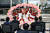 두바이 엑스포 한국의 날 공식행사에서 리틀엔젤스 예술단원들이 부채춤 공연을 하고 있다. 두바이=김성룡 기자