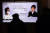 서울역 대합실에서 시민들이 윤석열 국민의힘 대선후보 부인 김건희씨의 '7시간 통화록'을 다룬 MBC 시사프로그램 '스트레이트'를 시청하고 있다. 뉴스1