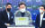 이재명 더불어민주당 대선후보가 19일 서울 역삼동 업비트라운지에서 가상자산 거래소 대표들과 현장 간담회를 가졌다.