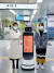 대구도시철도 1호선 상인역에서 승객들이 'LG 클로이 가이드봇'과 기념사진을 촬영하고 있다. [사진 LG전자]