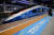 올림픽 개최지 베이징과 옌칭, 장자커우를 오가는 고속열차. 5G 통신망이 제공된다. [AFP=연합뉴스]