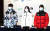 5일 진천선수촌에서 열린 미디어데이에서 단복 모델로 나선 김민석(왼쪽)과 이유빈, 곽윤기. 진천=김경록 기자
