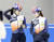 2022 베이징 동계올림픽 개막을 30일 앞둔 5일 충북 진천선수촌 빙상장에서 쇼트트랙 대표 김아랑(왼쪽)과 최민정이 이야기를 하고 있다. 연합뉴스